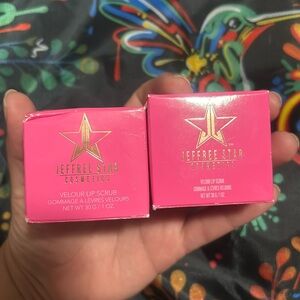Two Jeffree Star lip scrub